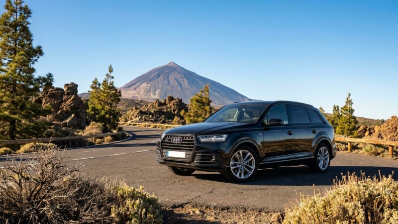 Вождение Audi Q7 на Тенерифе: Реальный дорожный обзор