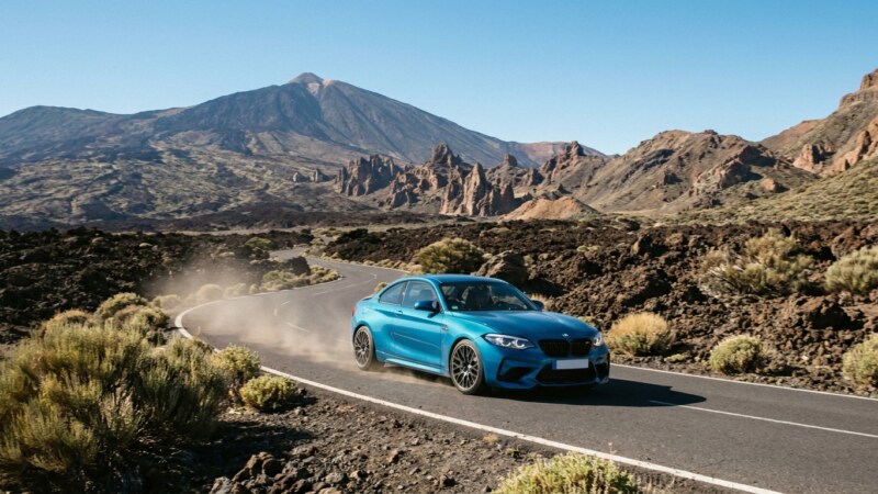 Обзор BMW M2 Competition на Тенерифе: За рулем по острову