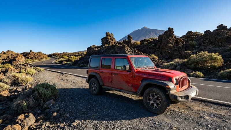 Обзор вождения Jeep Wrangler Rubicon на Тенерифе