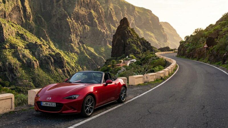 Тест-драйв Mazda MX-5 Cabrio 2.0 на Тенерифе
