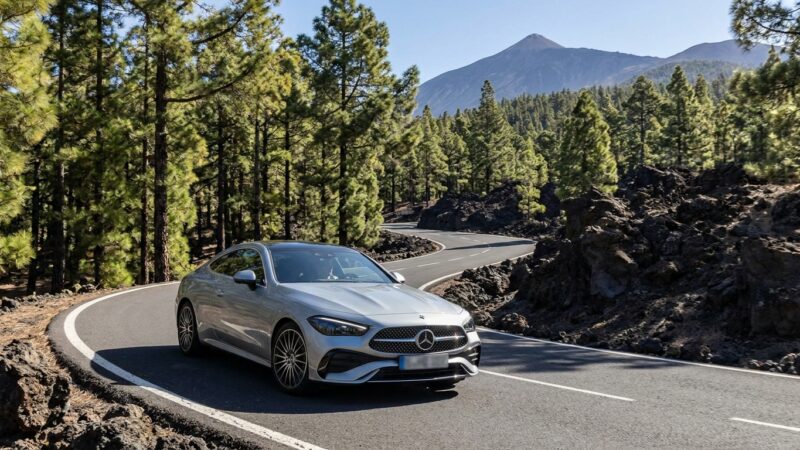 Обзор вождения Mercedes-Benz CLE 220 D на Тенерифе