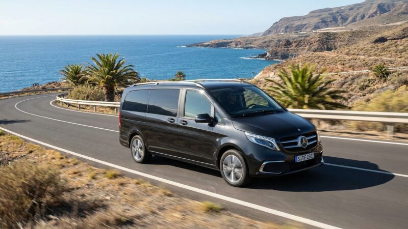 Тест-драйв Mercedes-Benz V-Class на Тенерифе