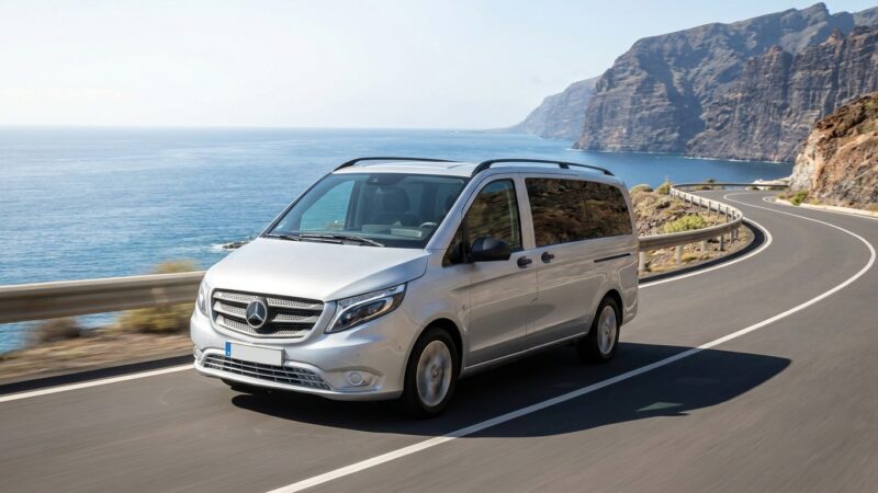 Тест-драйв Mercedes-Benz Vito на Тенерифе