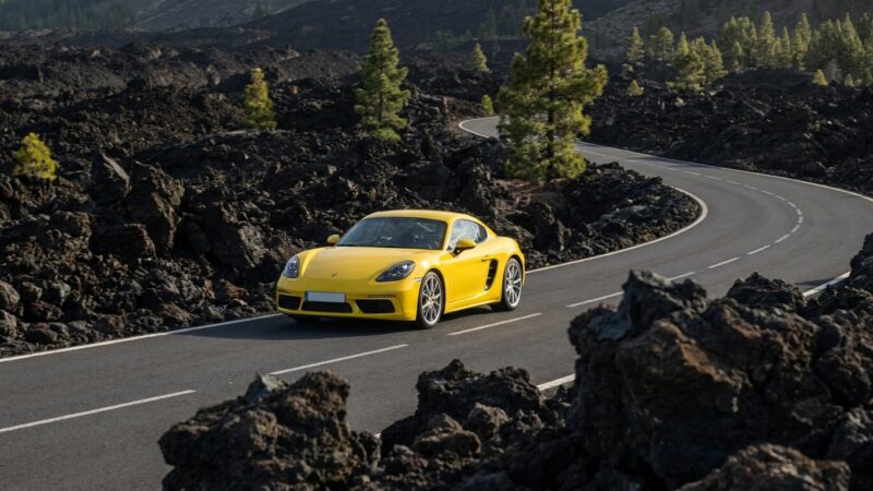 Тест-драйв Porsche 718 Cayman на Тенерифе