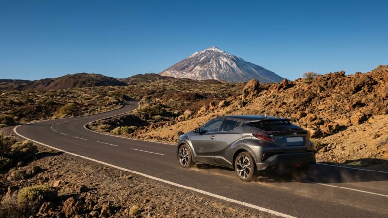 Toyota C-HR Hybrid на Тенерифе, Наш тест-драйв
